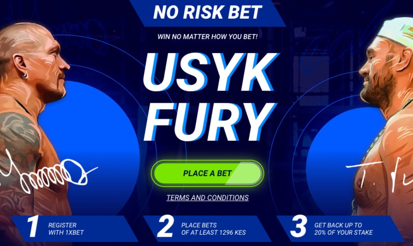 1XBET FIGHT BACK WITH USYK AND FURY!
