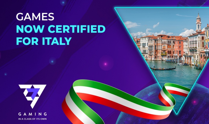7777 Gaming Secures Certification for Entry into Italian iGaming Market