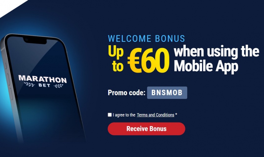 Marathonbet Mobile App Bonus!