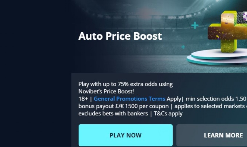 Novibet’s Auto Price Boost!