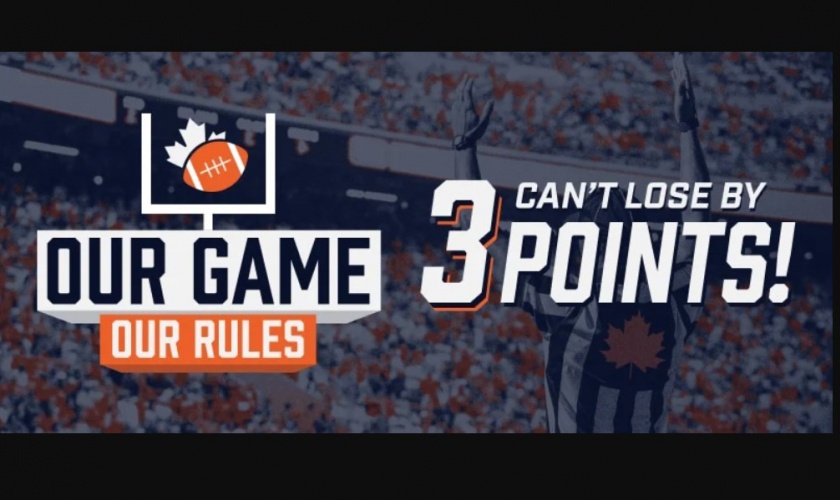 CFL Can’t Lose By 3 Points with Sports Interaction!