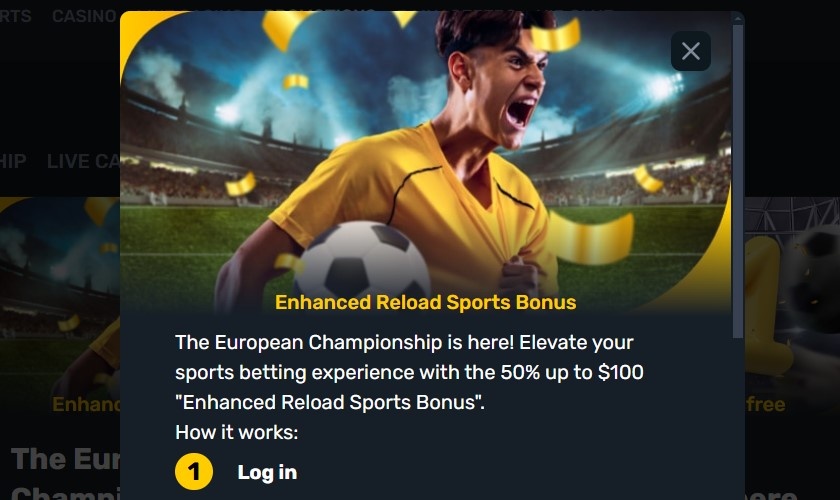 Enhanced Reload Sports Bonus by Campeonbet!