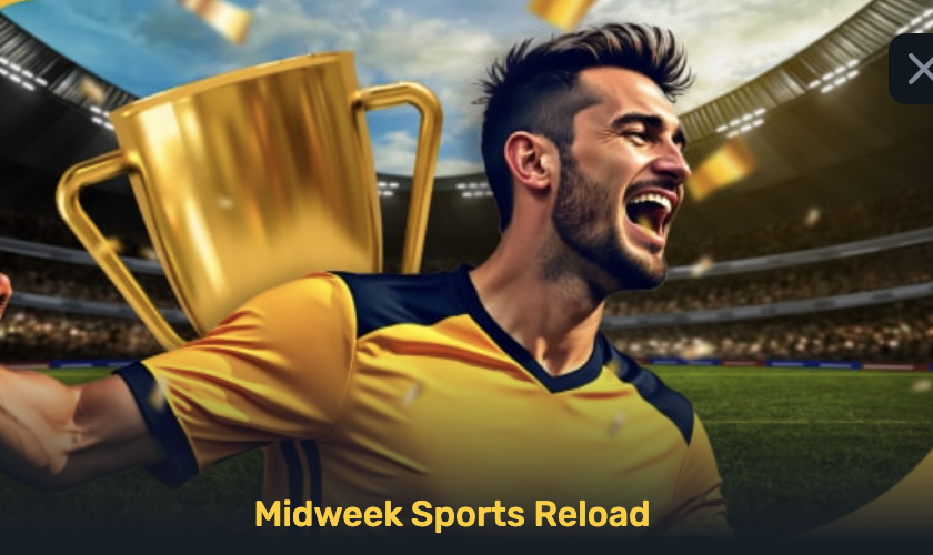 Midweek Sports Reload Bonus: 50% Up to $100 by Campeonbet!