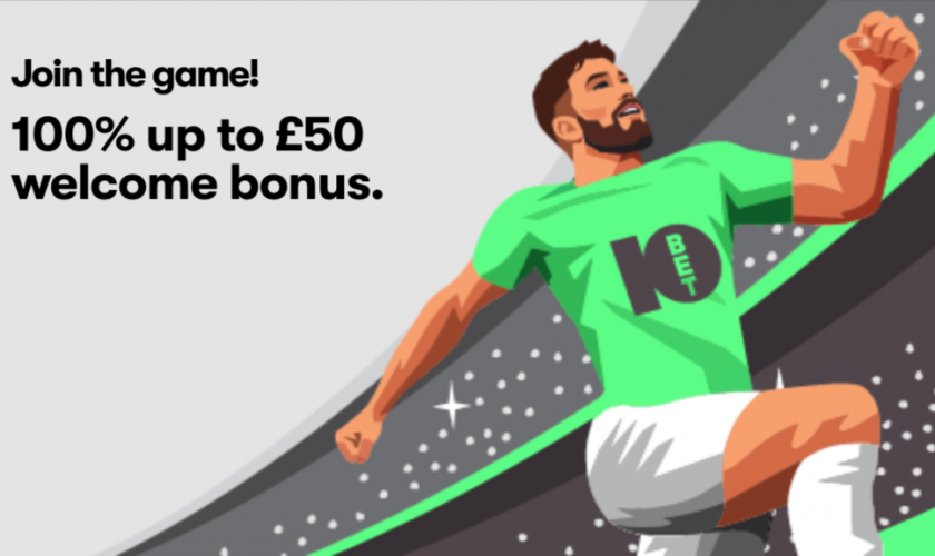 10Bet bookie’s welcome bonus!