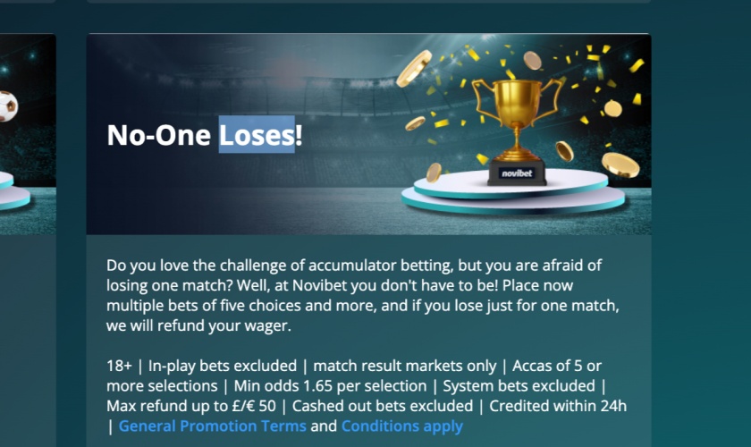No One Loses with Novibet!