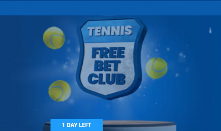 Betfred bookie’s Tennis Free Bet Club!