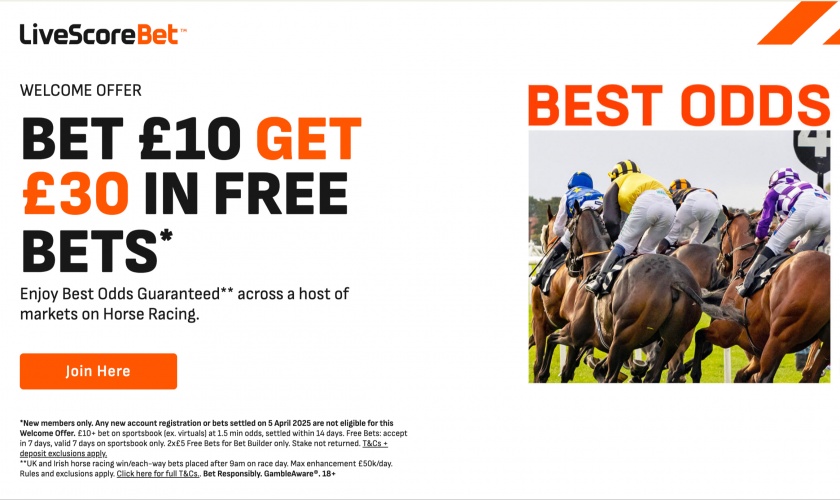 LiveScore Bet Welcome bonus!