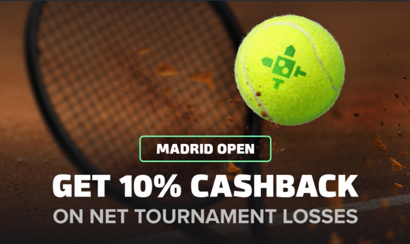 Duelbits Madrid Open 2026 Cashback Offer! 
