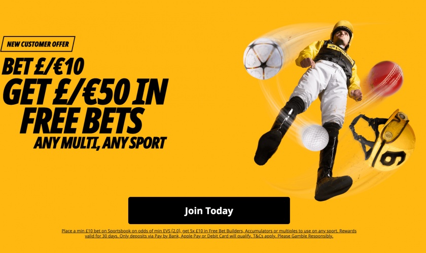 Betfair’s New £50 Welcome Bonus! 