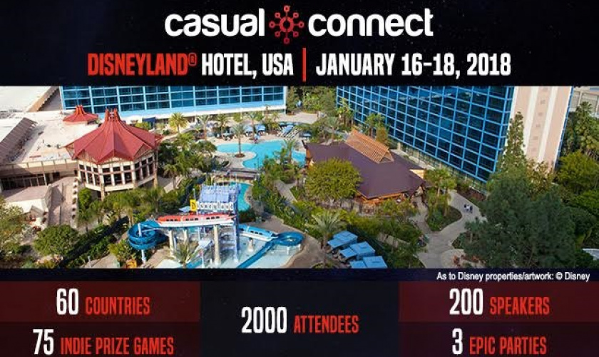 Casual Connect USA coming to California’s Disneyland® Hotel this January