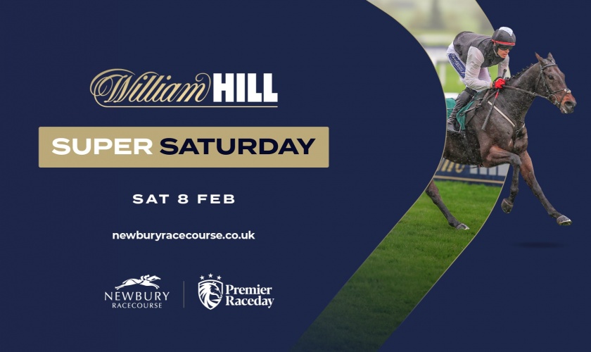 William Hill Announced as Sponsor for Super Saturday at Newbury Racecourse