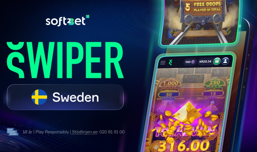 Soft2Bet Unveils Swiper: A New Mobile-First Brand Tailored for the Swedish Market
