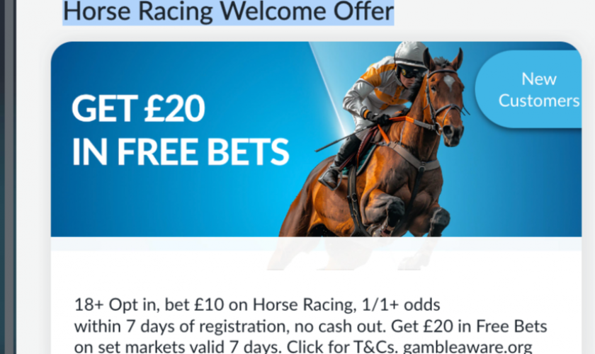 Betvictor Horse Racing Welcome Offer!