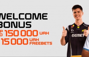 GGbet Welcome bonus!