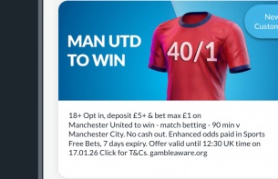 BetVictor Manchester Derby Mega Boost! 