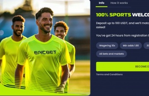 Epicbet 100% Sports Welcome Bonus!  